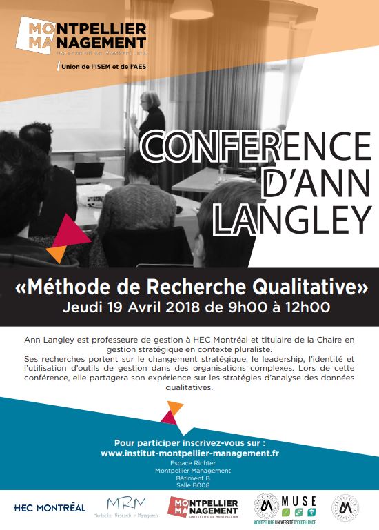 Conférence Ann Langley, HEC Montréal