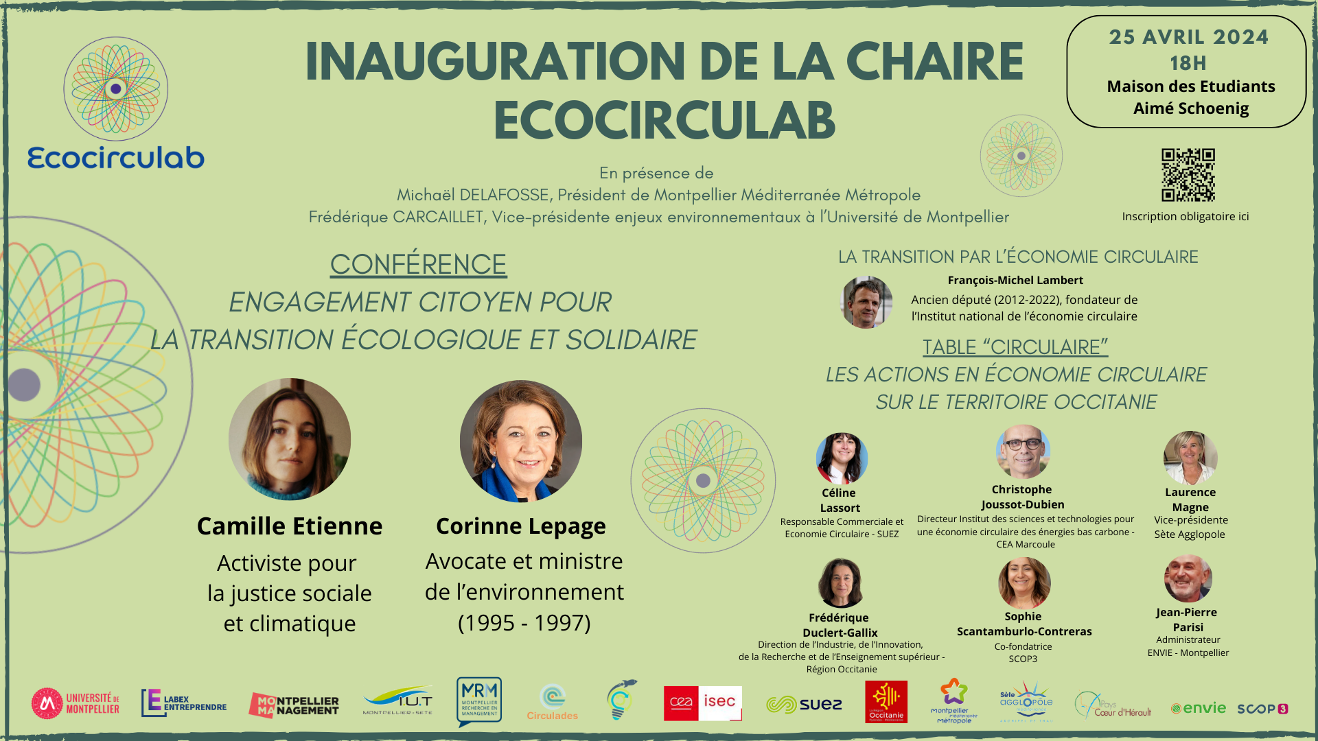 Inauguration Chaire Ecocirculab