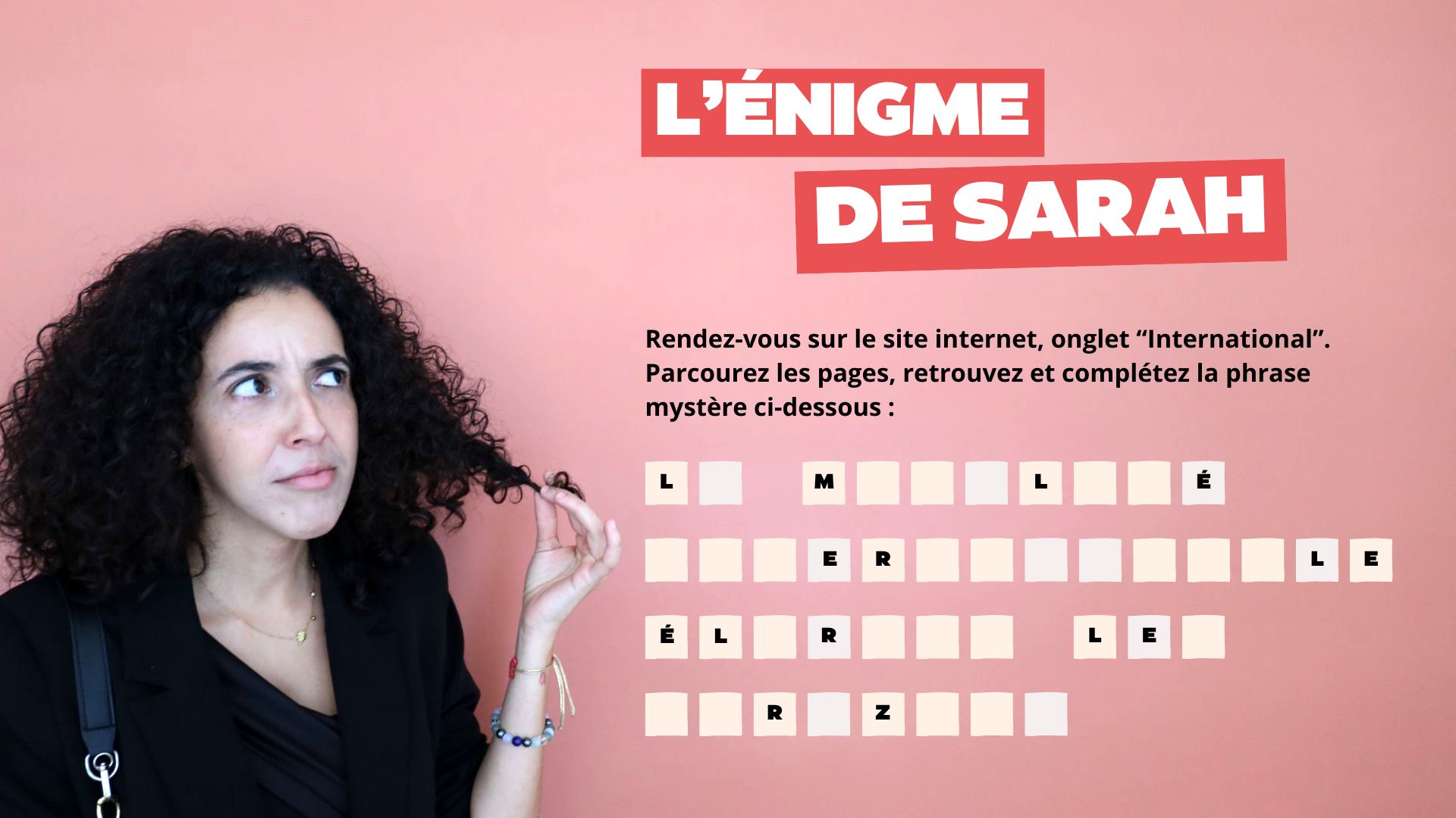 Enigme de Sarah