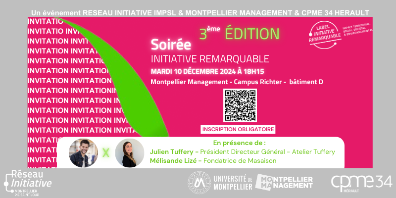 Soirée Initiative Remarquable