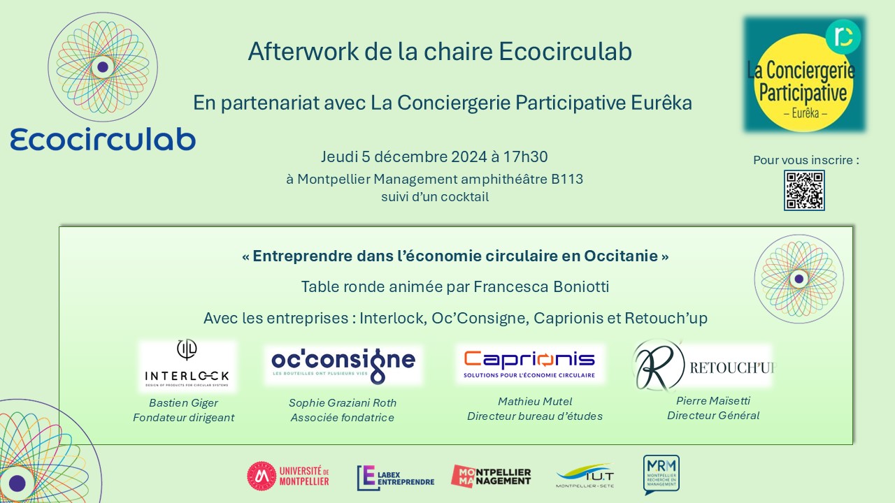 Afterwork Chaire Ecocirculab